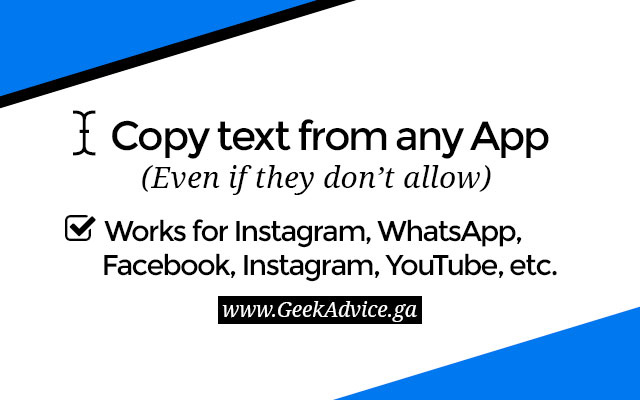 How to copy caption in WhatsApp, Instagram or from any app [ANDROID]